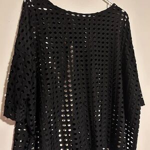 Clara Sunwoo Black Cutout Top